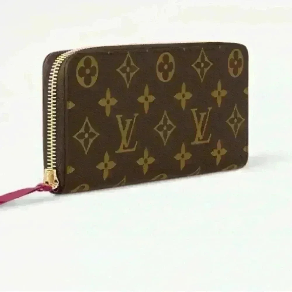 LOUIS VUITTON, Clemence Wallet, Fushia